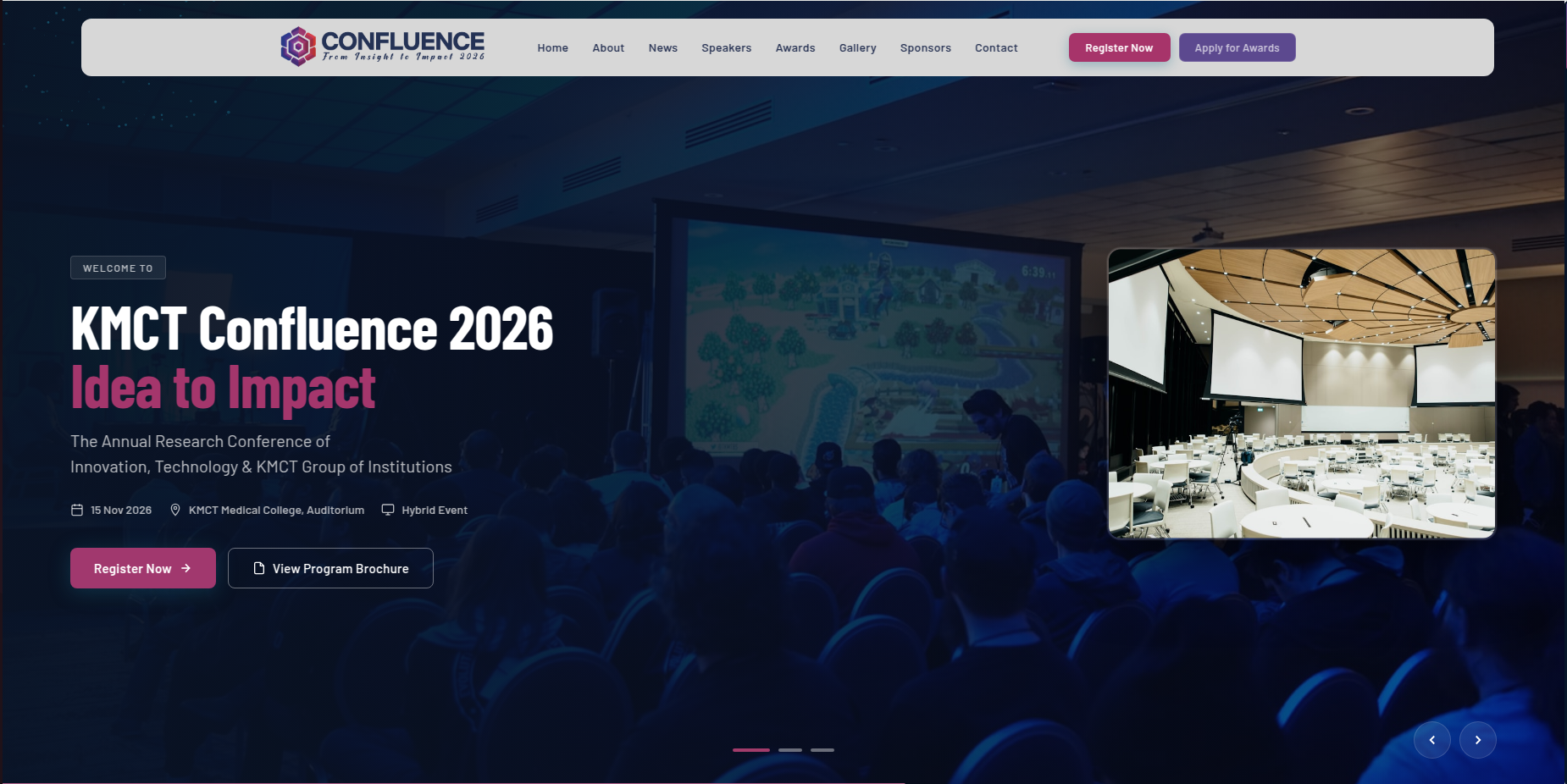 KMCT Confluence project preview